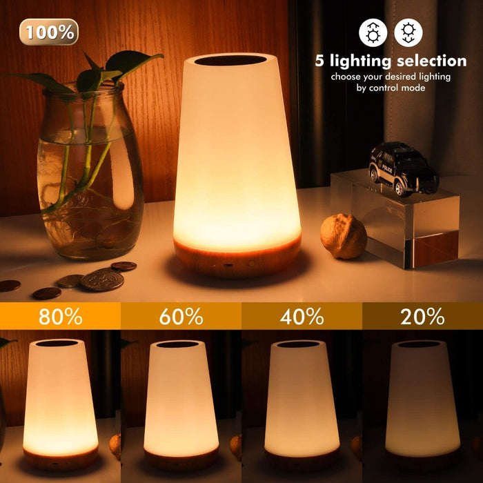 Modern Dimmable And 13 Color Changing RGB Light Table Lamp