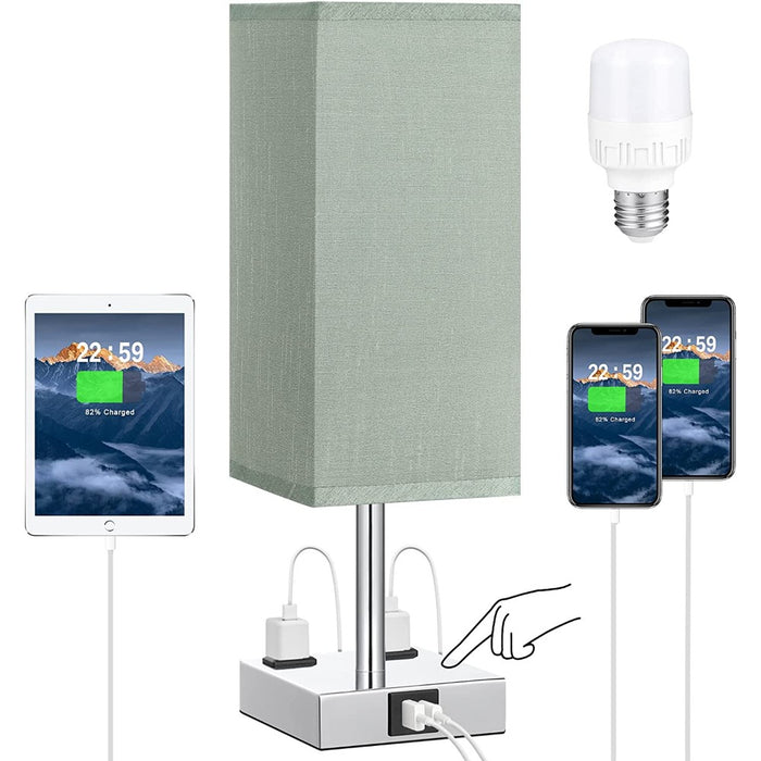 Smart Touch Control 3-Way Dimmable Table Lamp For Bedroom