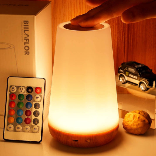 Modern Dimmable And 13 Color Changing RGB Light Table Lamp