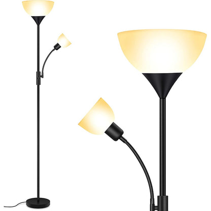 Standing 9W LED Torchiere Floor Lamp