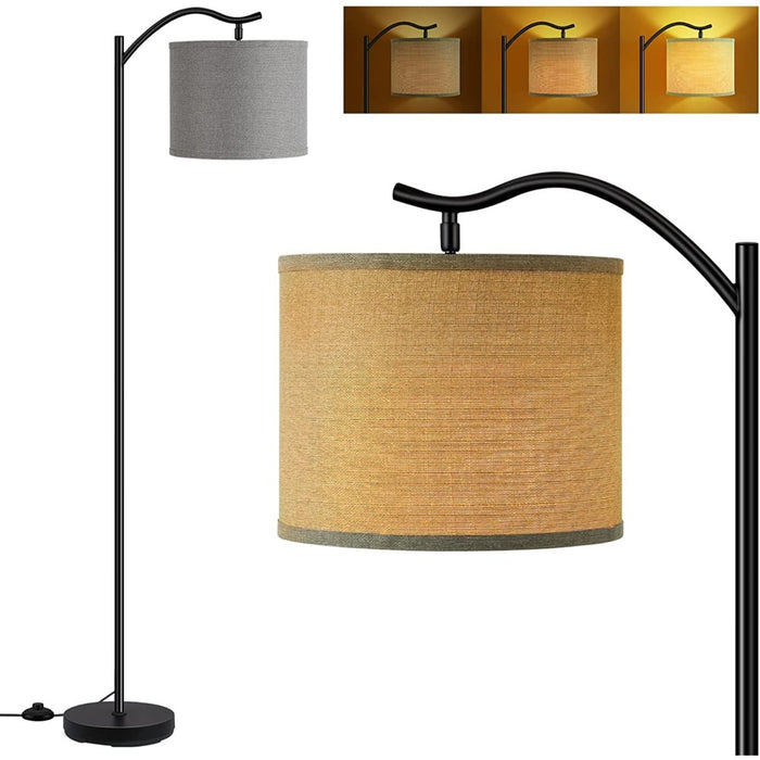 Modern Standing Lamp With Linen Shade