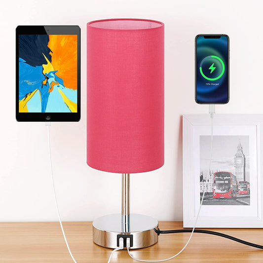 Smart Touch Control 3 Way Dimmable Nightstand Lamp