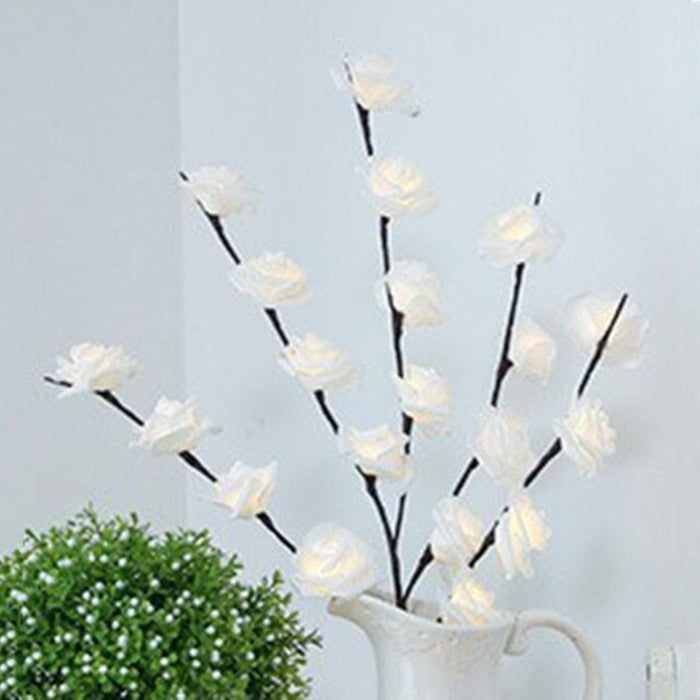 LED Rose Branch Decorative String Lights