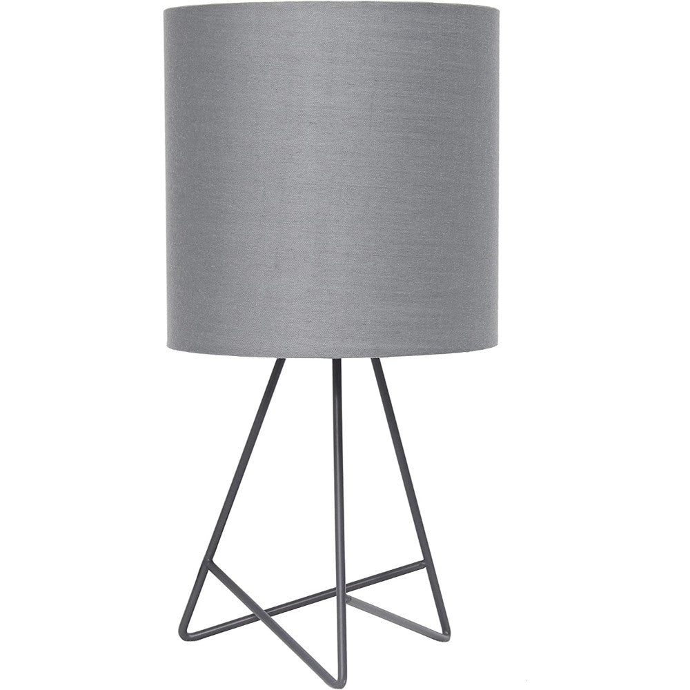 Down To The Wire Fabric Shade Table Lamp