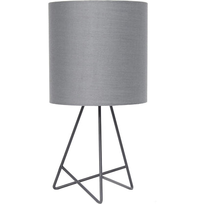 Down To The Wire Fabric Shade Table Lamp