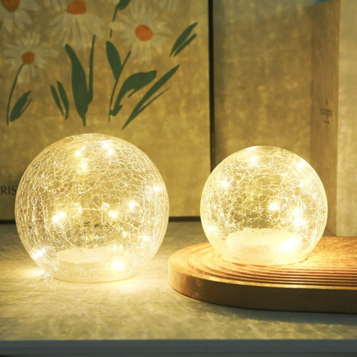 Golden Glass Ball Light For Living Room Indoor
