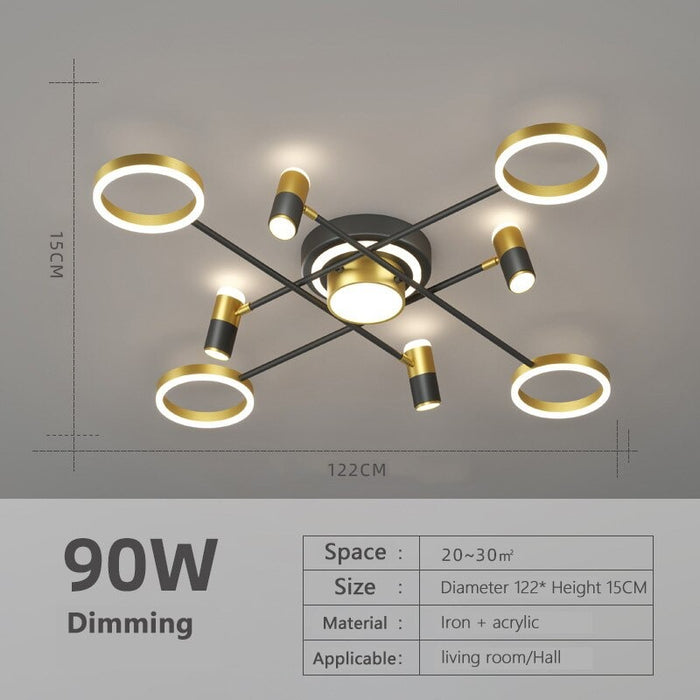 Remote Control Atmosphere Ceiling Light For House