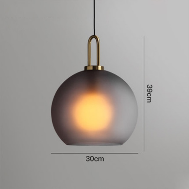 Modern Glass Ball Single Pendant Lamp