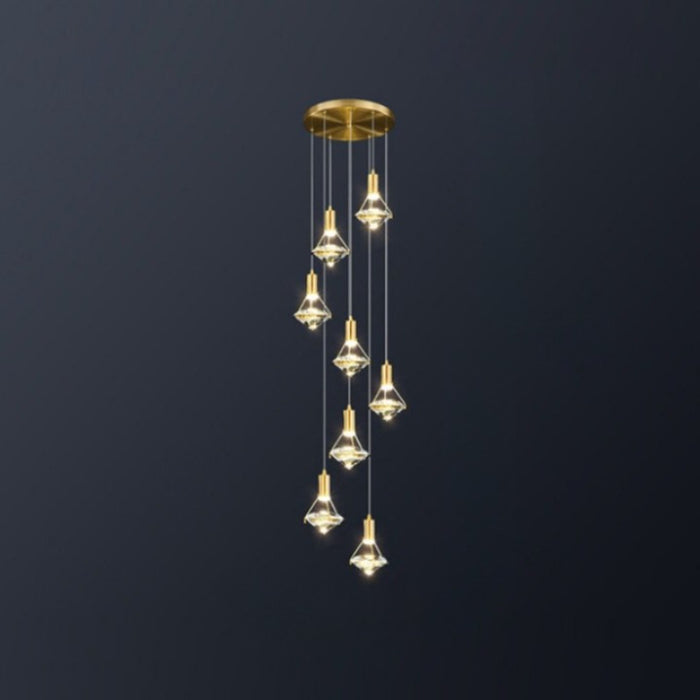 Modern Copper Single Pendant Lamp