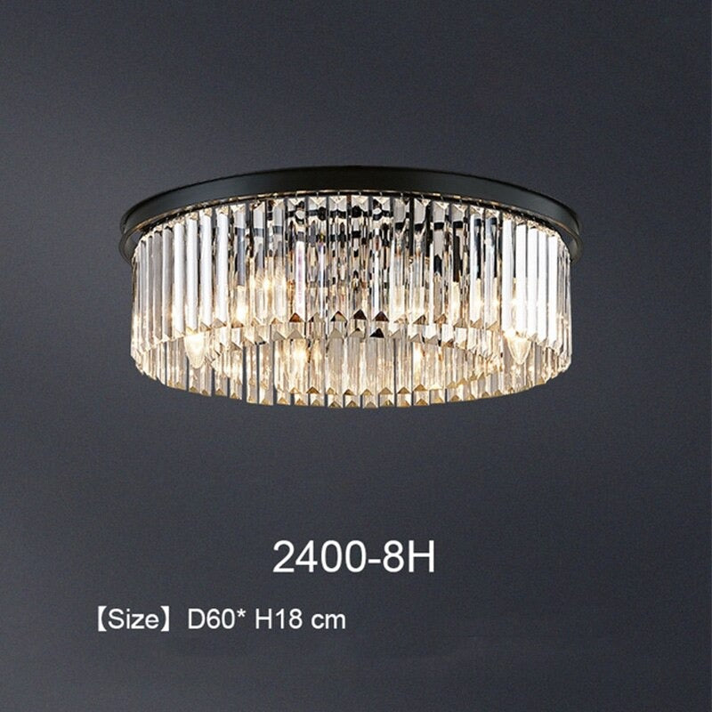 Morden Clear Crystal Ceiling LED Pendant Lamp