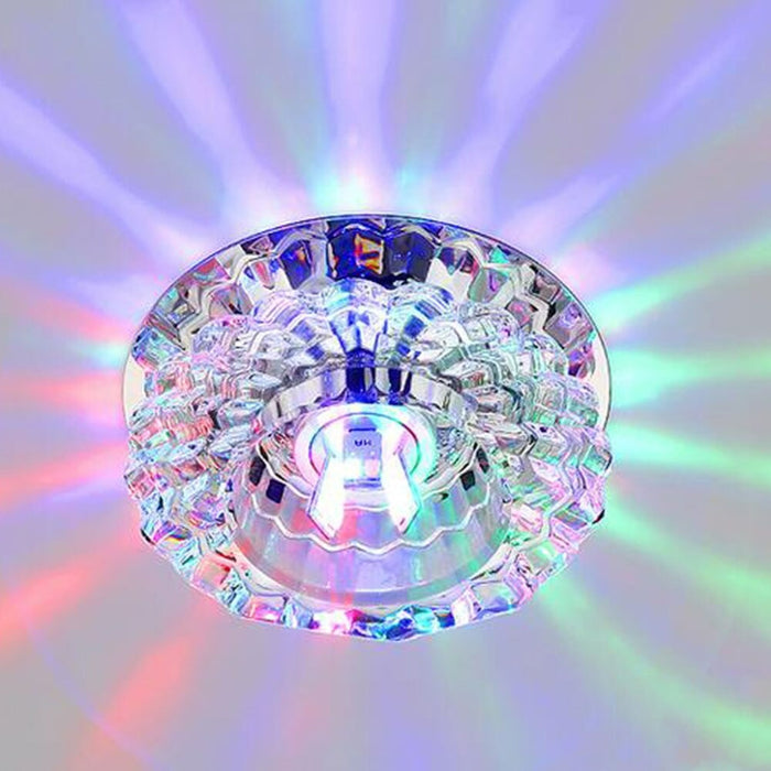 Dimmable Elegant Crystal LED Ceiling Light