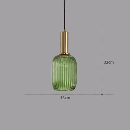 Nordic Dining Room Glass Single Pendant Hanging Lamp