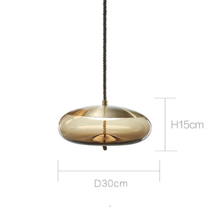 Nordic Design Glass Single Pendant Lamp