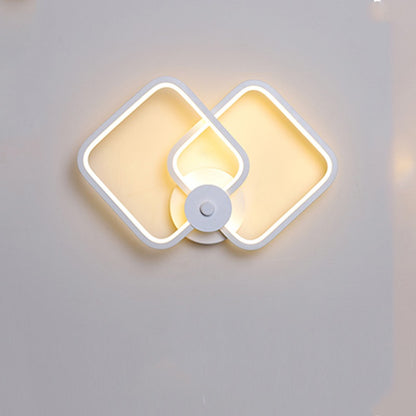 LED Bedside Iron Wall Lamp