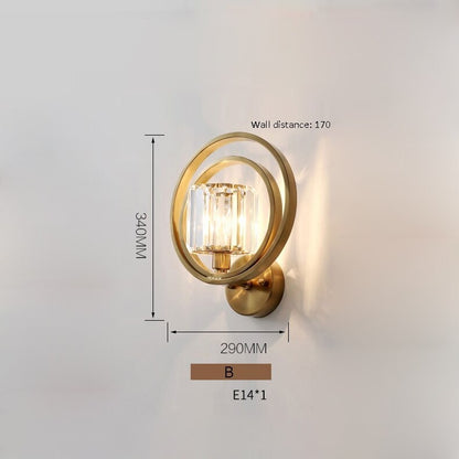 Crystal Luxury Sconce LED Wall Lamp