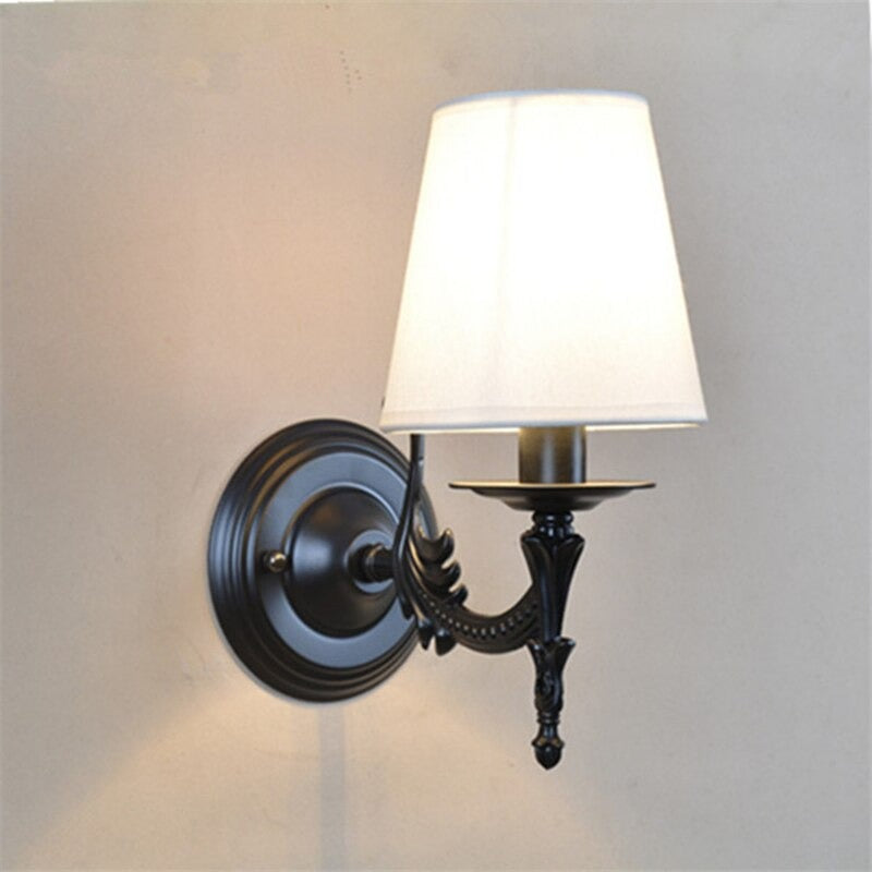 American Vintage Bronze Iron LED Wall Sconce Lamp