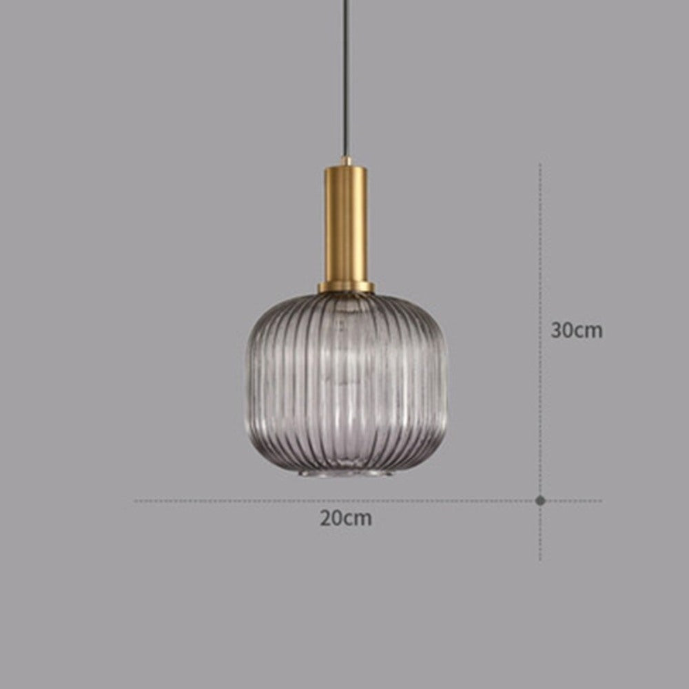 Nordic Dining Room Glass Single Pendant Hanging Lamp