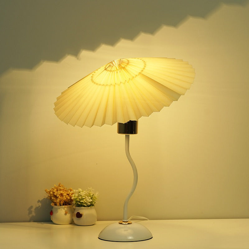 Umbrella Pleated Table Lamp USB Remote Control