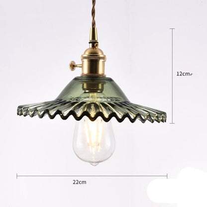 American Style LED Pure Copper Lotus Pendant Lamp