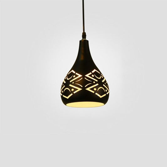 Modern Black And White LED Chandelier