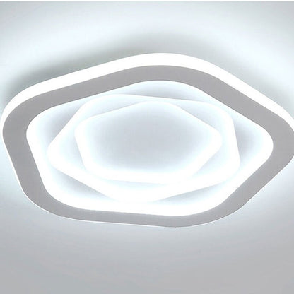 Creative Flower Warm LED Iron Ceiling Light