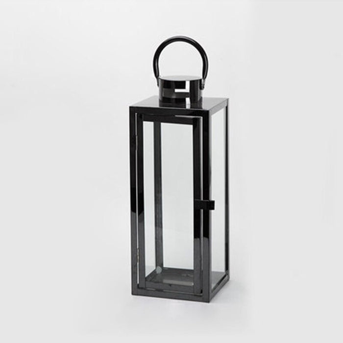 Windproof Stainless Steel Candle Holder Table Lamp