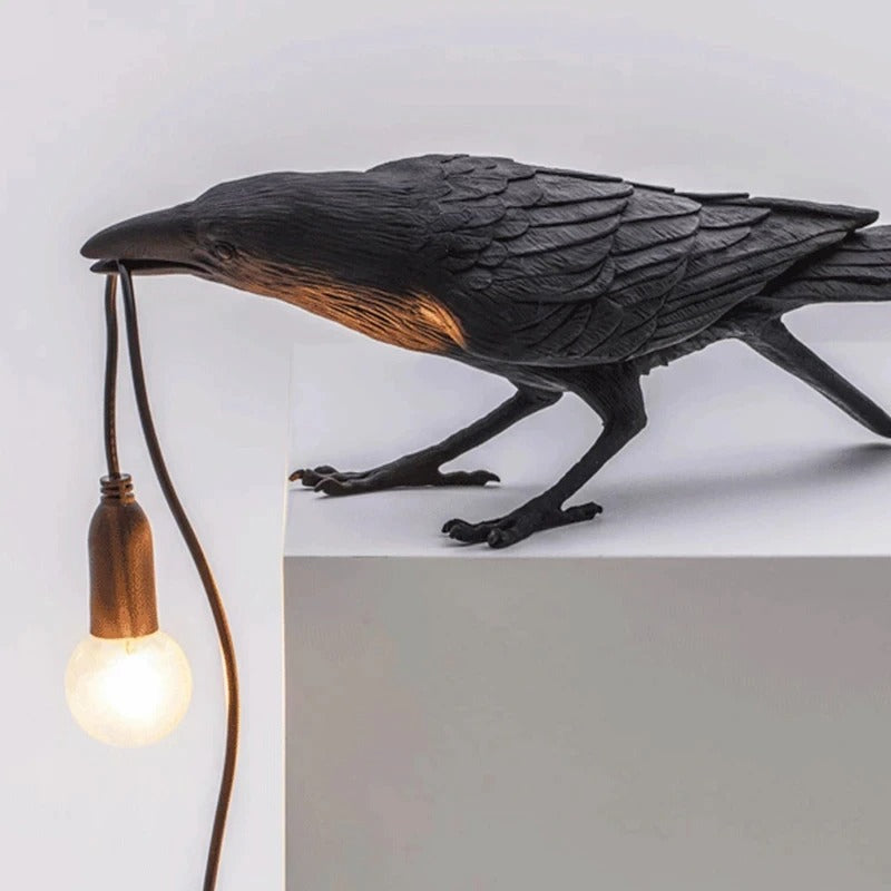 The Resin Bird Table Lamp