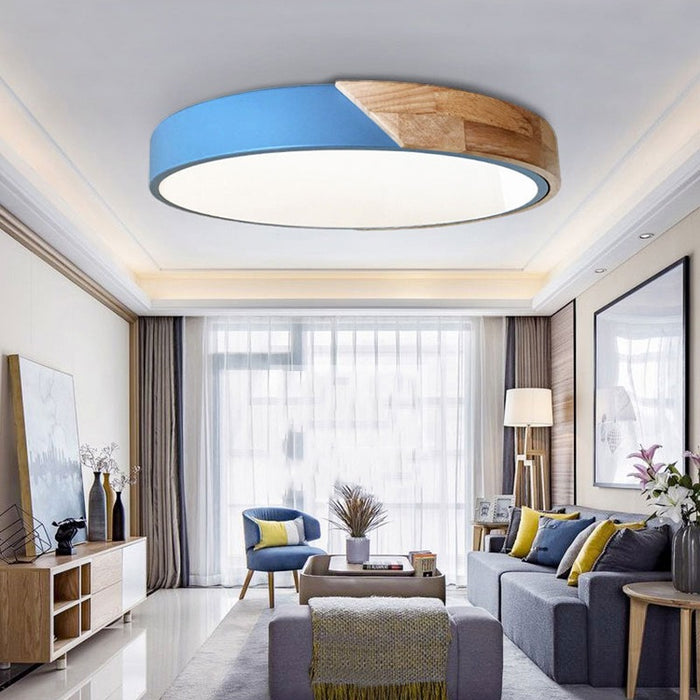 Round LED Ceiling Light With Remote Control
