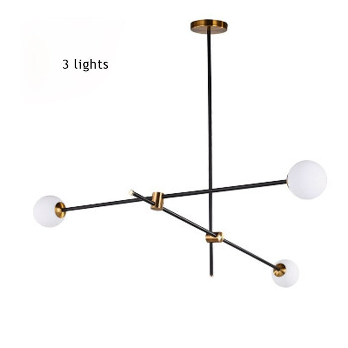 Modern Style Glass Ball Pendant Lamp
