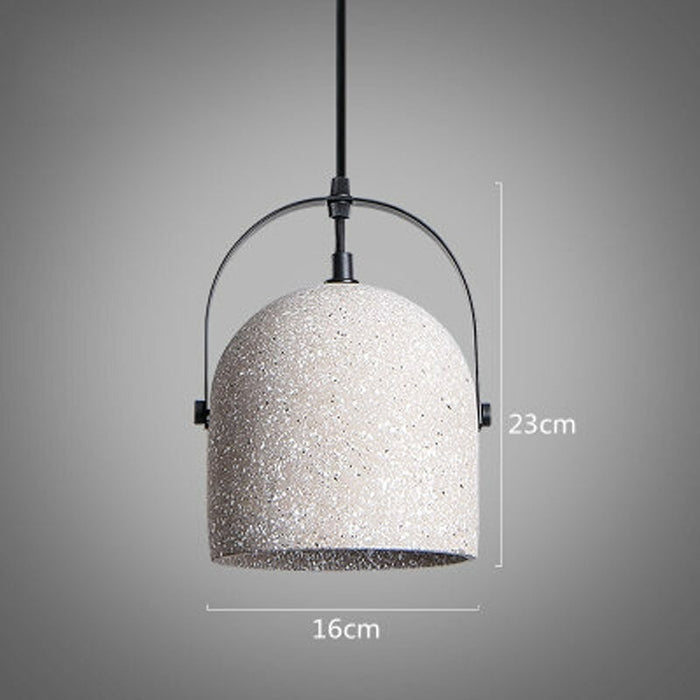 Simple Cement Pendant Light Fixture