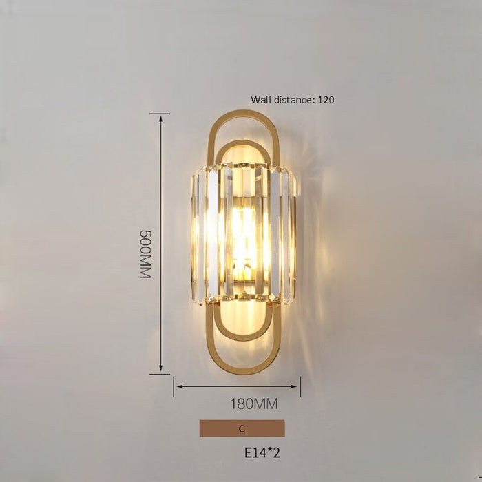 Crystal Luxury Sconce LED Wall Lamp