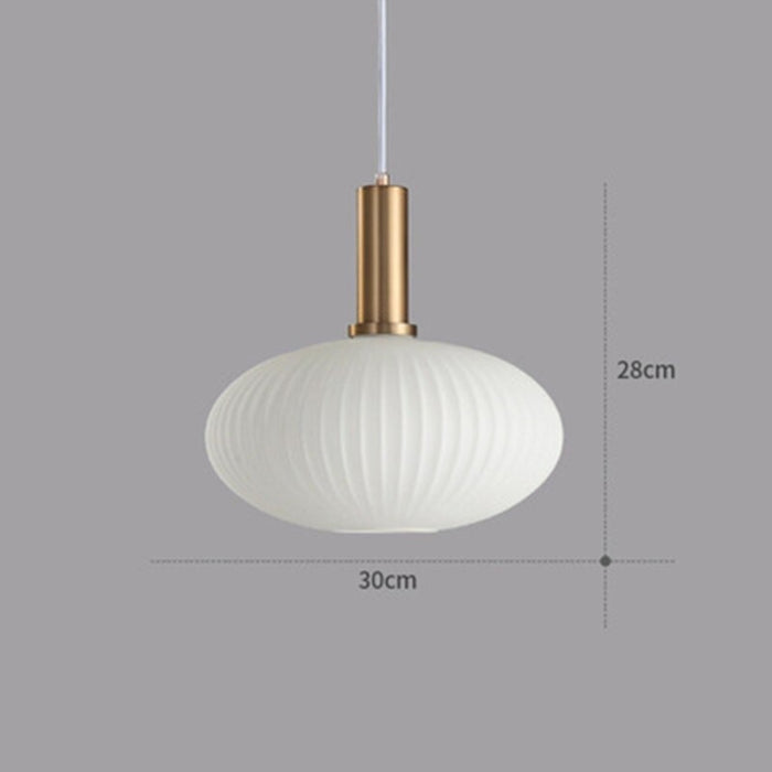 Nordic Dining Room Glass Single Pendant Hanging Lamp