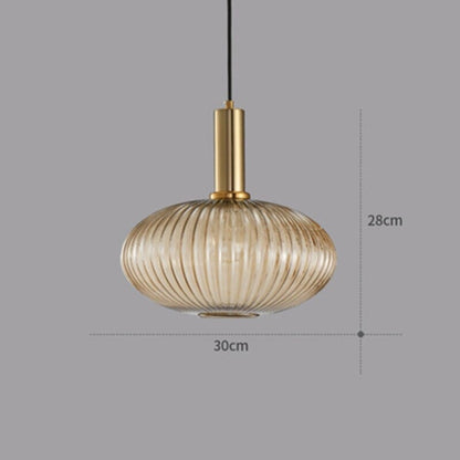 Nordic Dining Room Glass Single Pendant Hanging Lamp