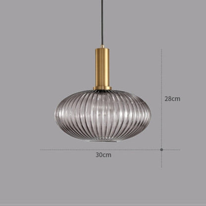 Nordic Dining Room Glass Single Pendant Hanging Lamp