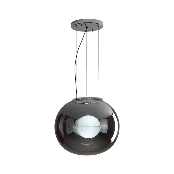 Clear Glass Ball Single Head Pendant Lamp