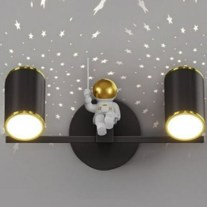 Astronaut Design Wall Light Fixture For Children