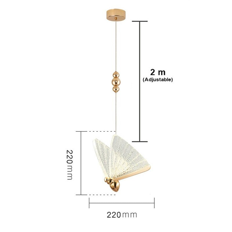 Hanging Butterfly Dining Pendant Lamp