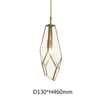 Diamond Design Single Head Pendant Lamp