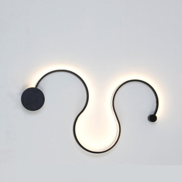 Modern Minimalist Creative Iron Paint Led Wall Lamp