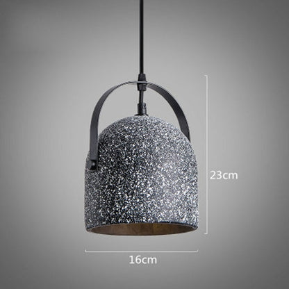 Simple Cement Pendant Light Fixture