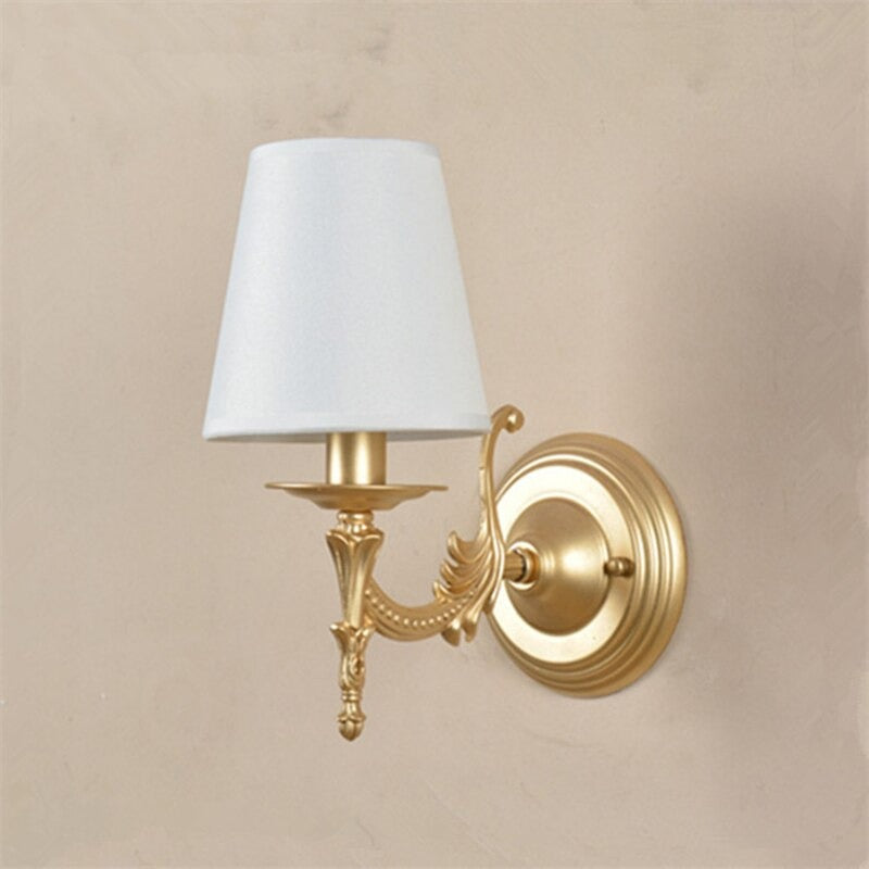 American Vintage Bronze Iron LED Wall Sconce Lamp