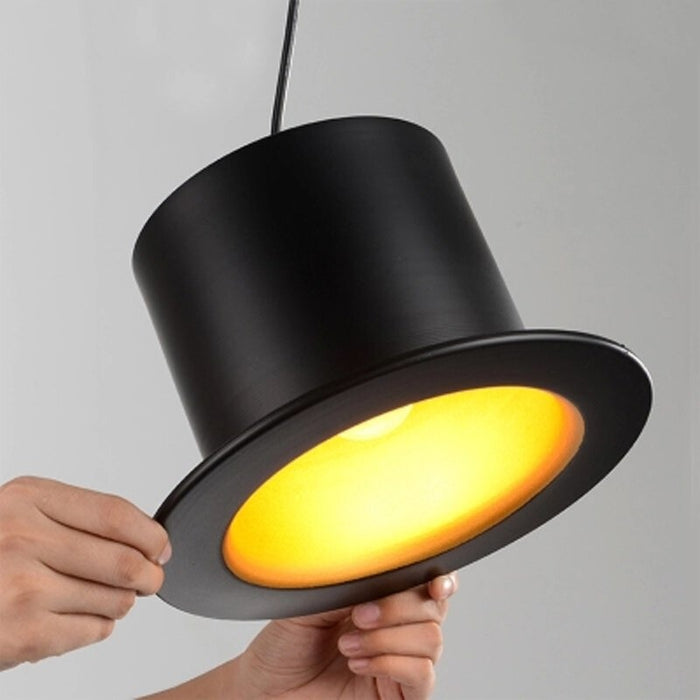 Brief Hat Design Single Head Pendant Light
