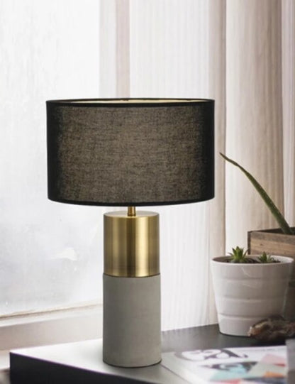 Creative Livingroom Decoration Cement Table Lamp