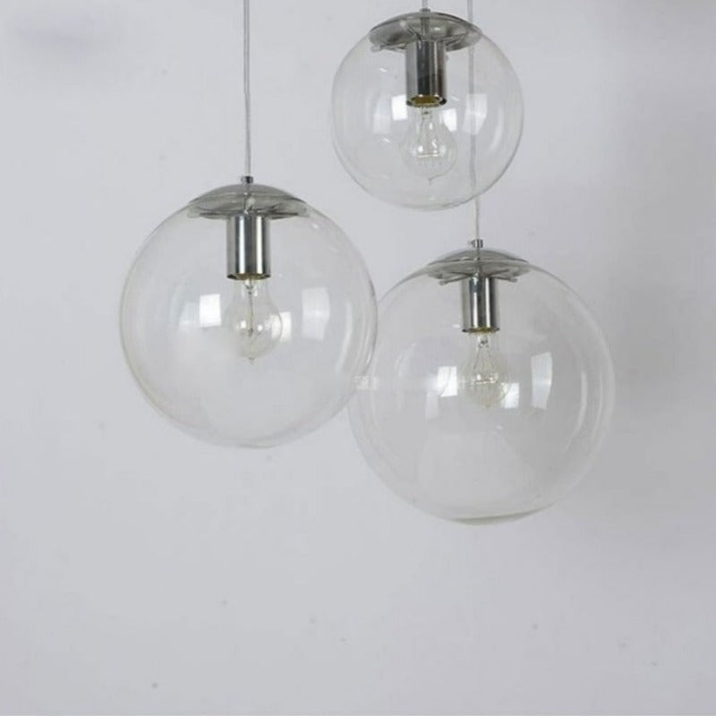 Transparent Glass Ball Pendant Lamp