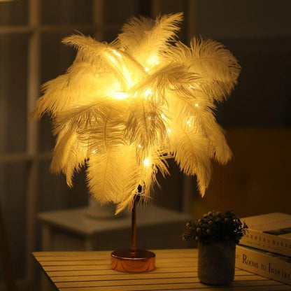 White Palm Feathery Original Tree Lights