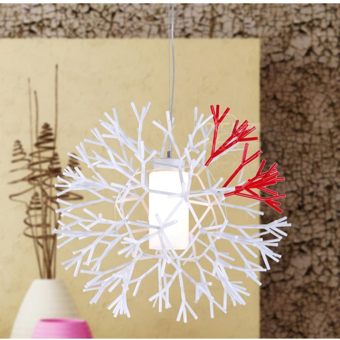 Simple Acrylic Coral Design Creative Pendant Lamp