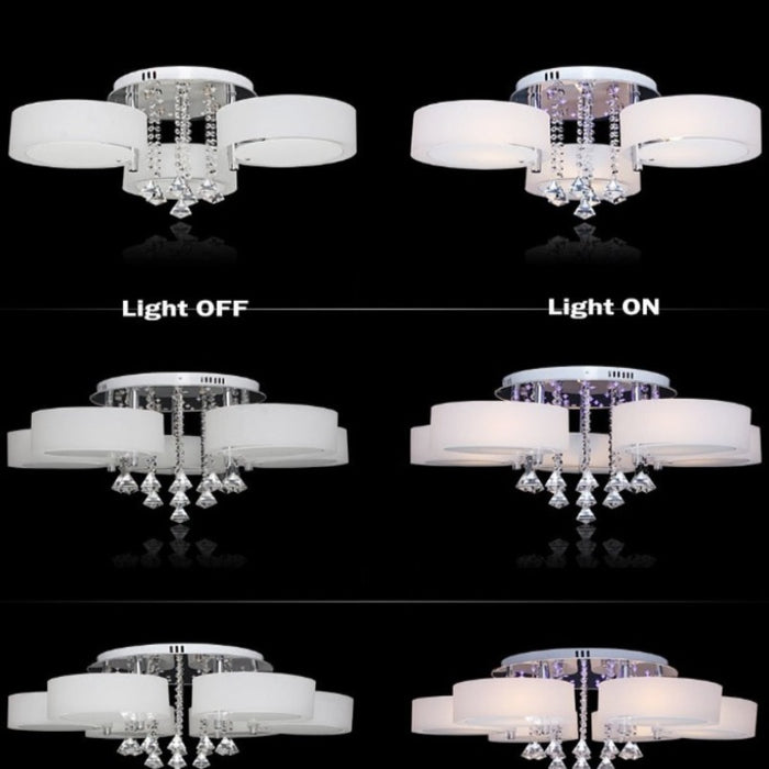 Romantic Acrylic Stainless Steel Ceiling Light