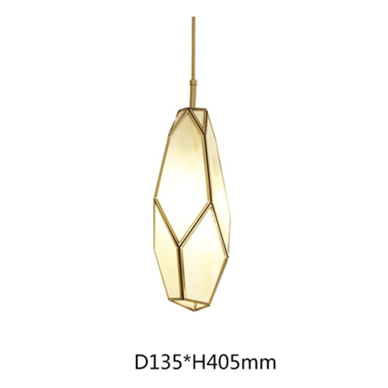 Diamond Design Single Head Pendant Lamp