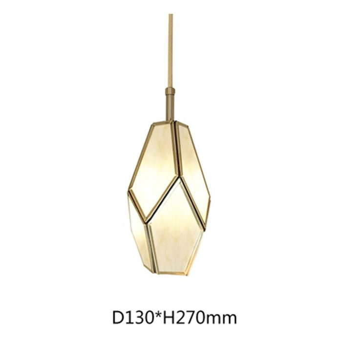 Diamond Design Single Head Pendant Lamp