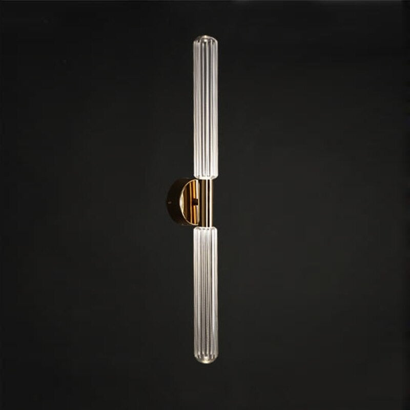 The Stainless Steel Clear Glass Ceiling Lamp